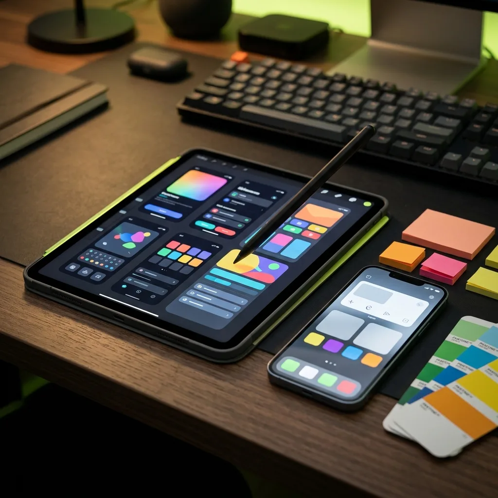 Mobile app UX/UI design